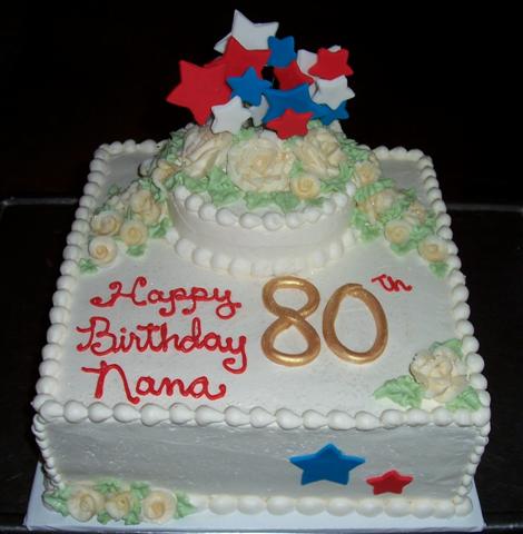 Images Of 80th Birthday Cakes. 80th Birthday. These two cakes