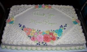 Mary's Thank You Cake